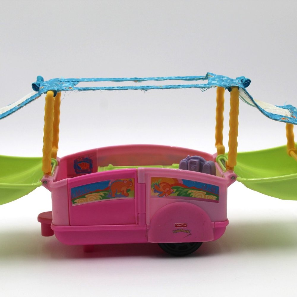 Fisher-Price Little People Camp Adventure Popup Camper Makes Night Sounds 2007